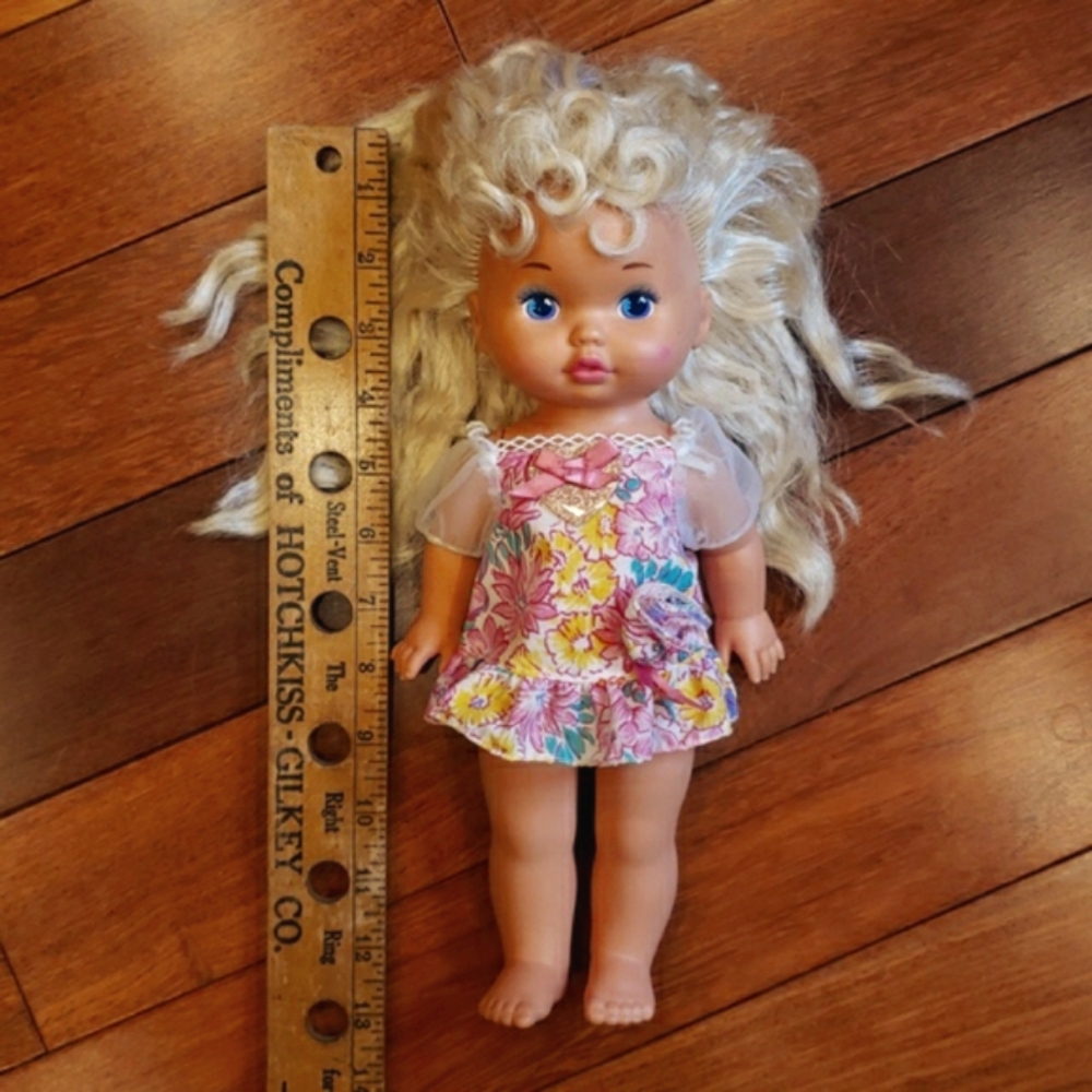 Vintage 1988 Doll Lil Miss Magic Hair, Magic Touch. Original Clothes And Shoes - Picture 11 of 14